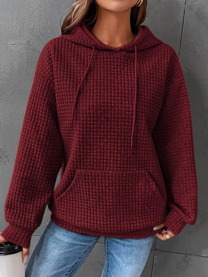 Reign | Women’s Textured Pouch Pocket Hoodie