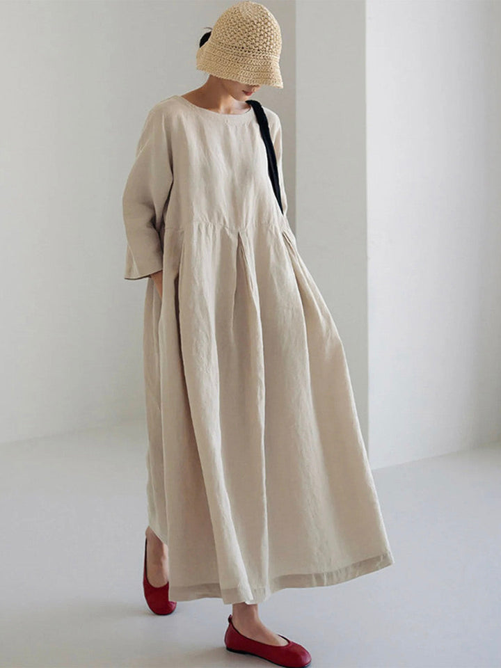 Salem | Women’s Casual Linen Maxi Dress