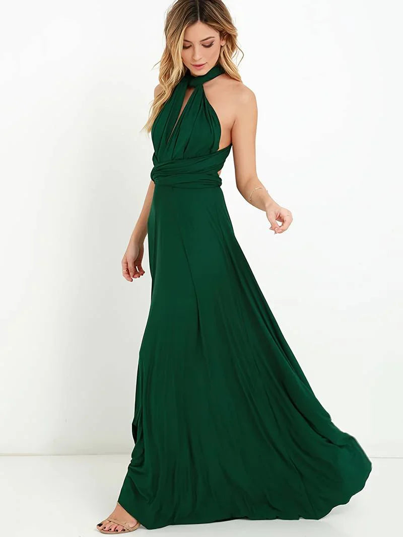Queenie | Women’s Convertible Wedding Guest Maxi Dress