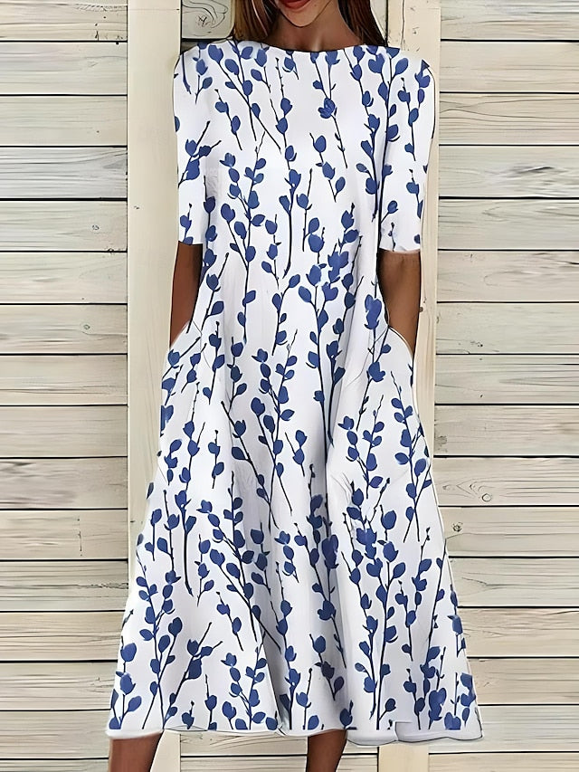 Hollis | Women’s Summer Floral Midi Dress