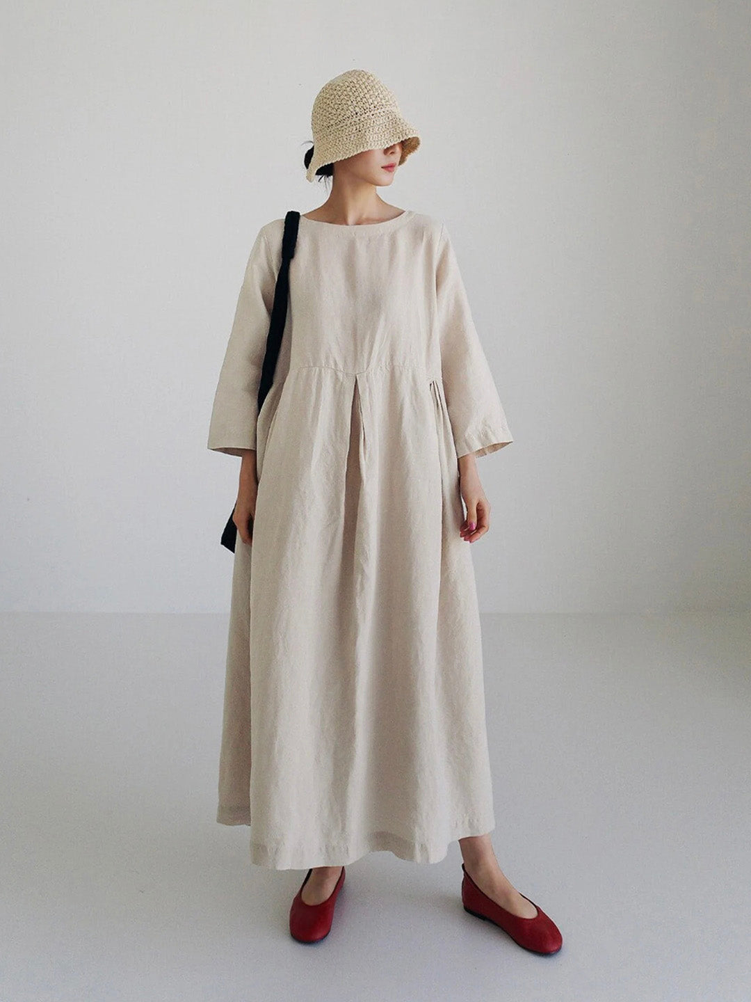Salem | Women’s Casual Linen Maxi Dress