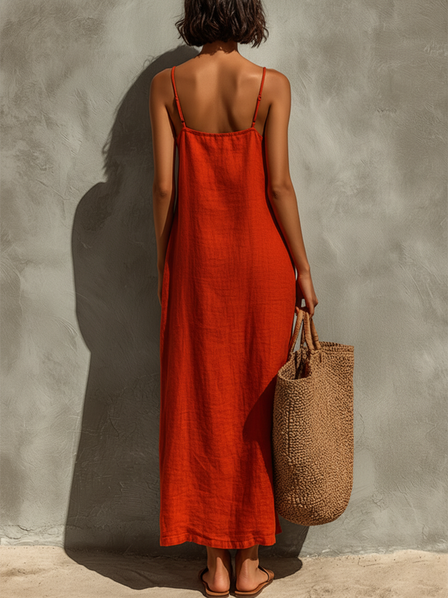 Echo | Women's Summer Spaghetti Strap Maxi Dress