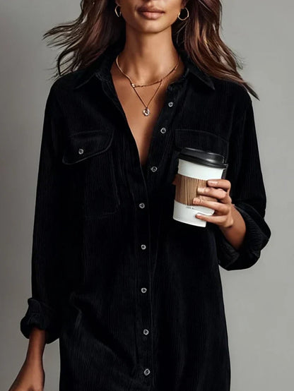 Kathi | Women's Elegant Button-Up Midi Dress