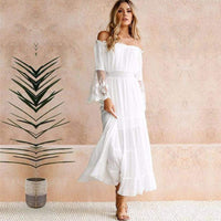Nora | Women's Elegant Off-Shoulder Summer Dress