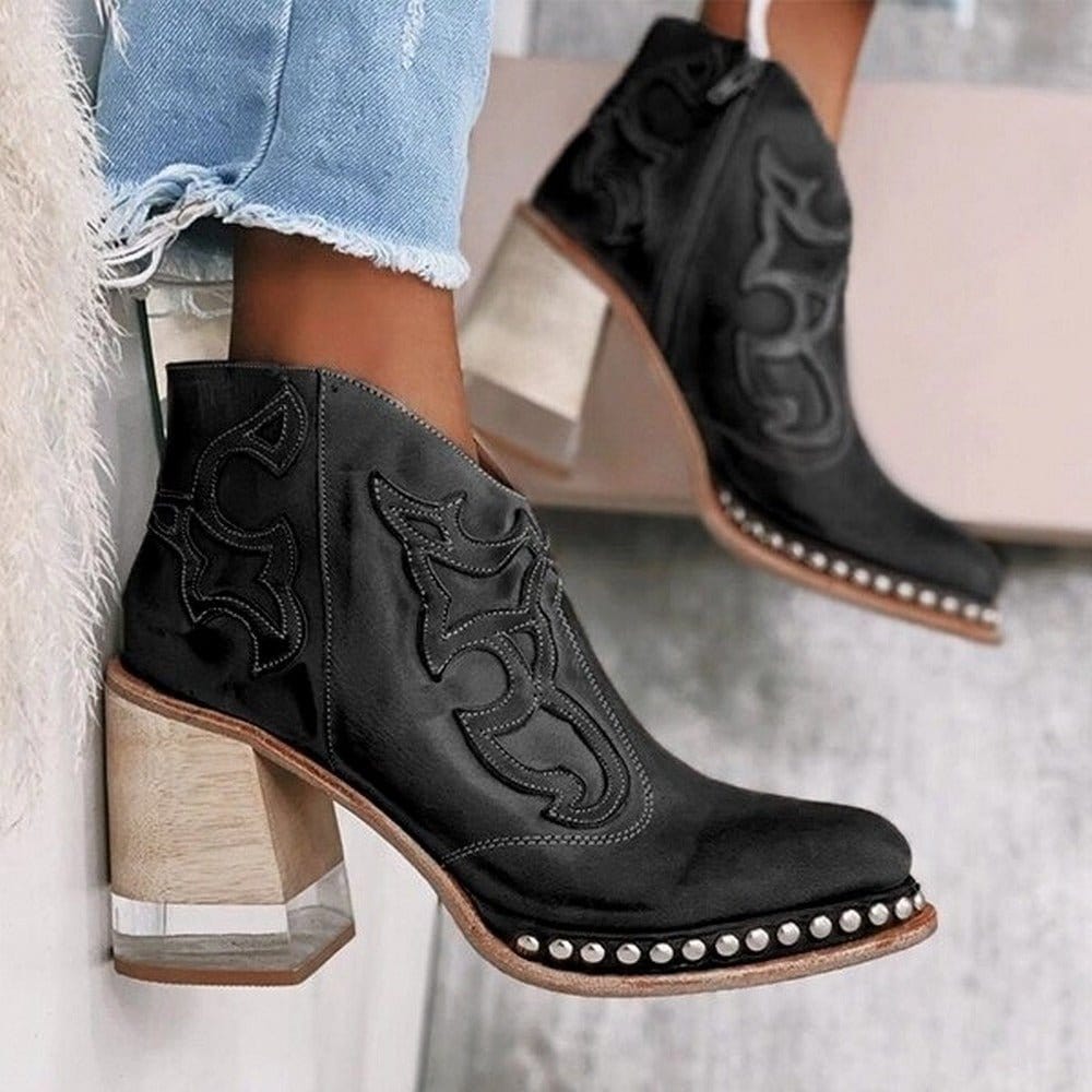 Kaia | Women’s Western Block Heel Cowboy Boots