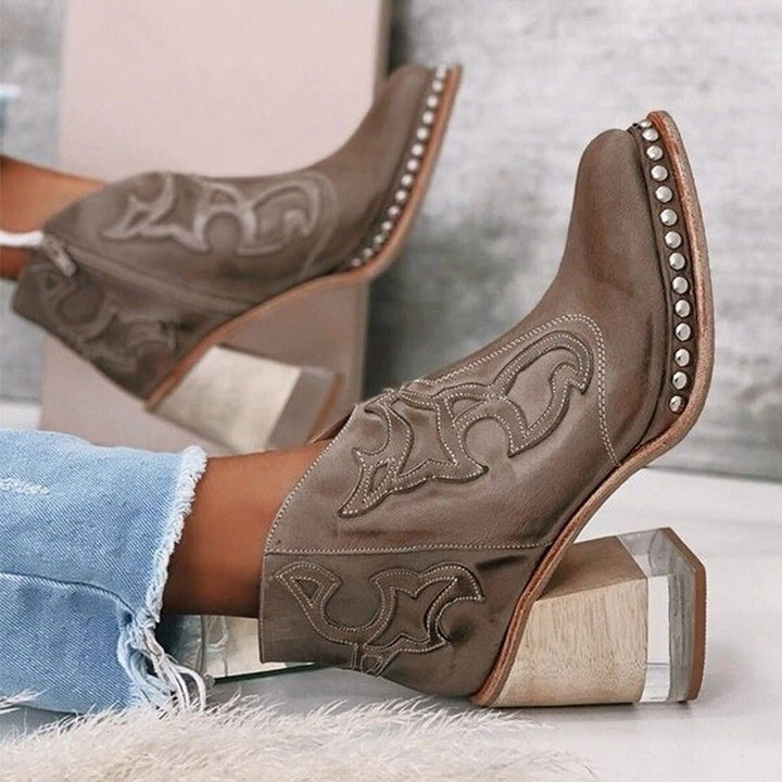 Kaia | Women’s Western Block Heel Cowboy Boots