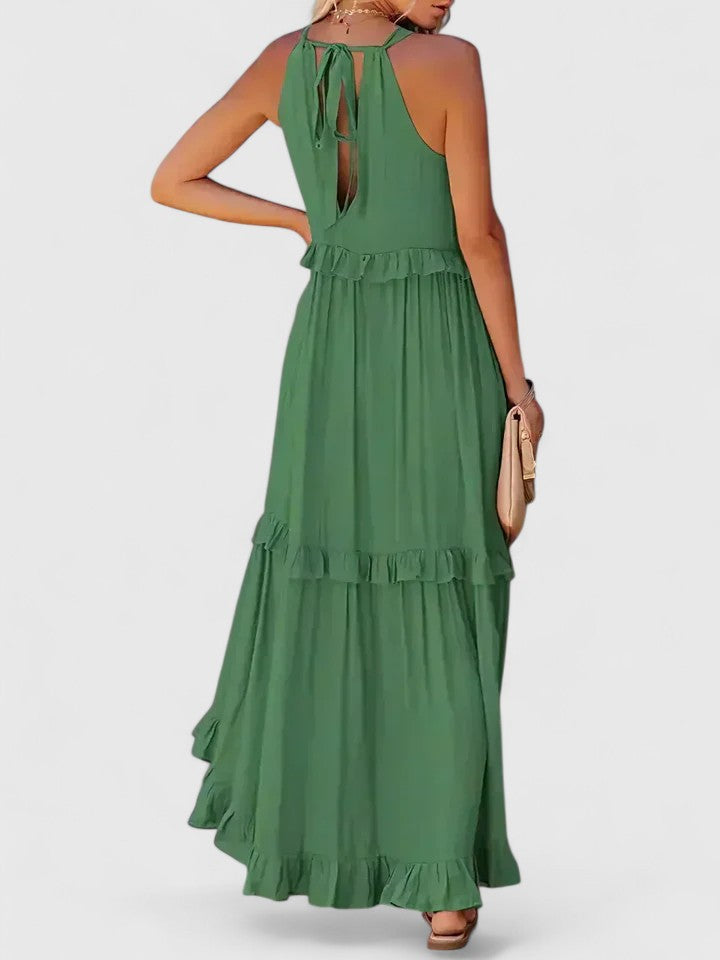 Amelie | Women's Elegant Draped Maxi Dress