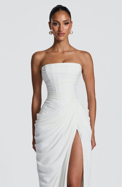 Iseult | Women's Strapless Corset Maxi Dress