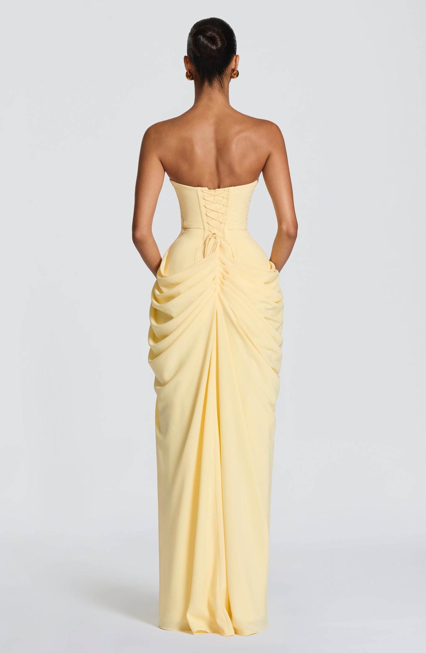 Iseult | Women's Strapless Corset Maxi Dress