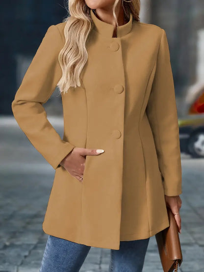 Sinead | Women's Elegant Fall Buttoned Coat