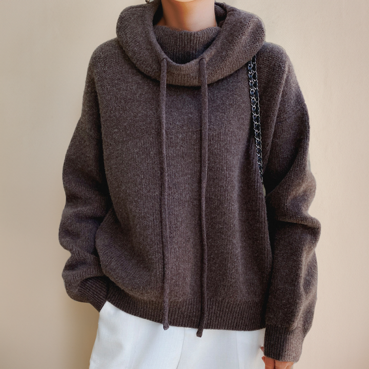 Noorlyn | Women’s Knitted Relaxed Fit Hoodie