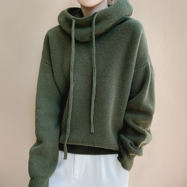 Noorlyn | Women’s Knitted Relaxed Fit Hoodie