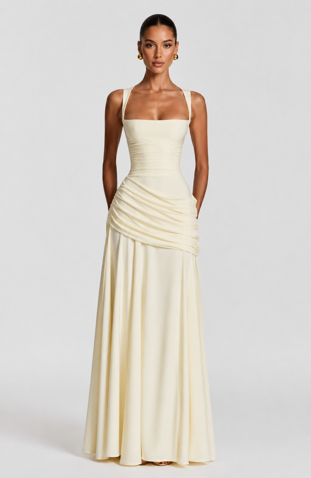 Amelia | Women's Elegant Wedding Guest Maxi Dress