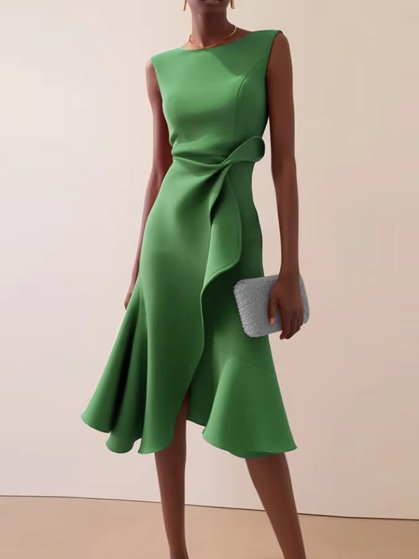 Winona | Women’s Sleeveless Midi Evening Dress