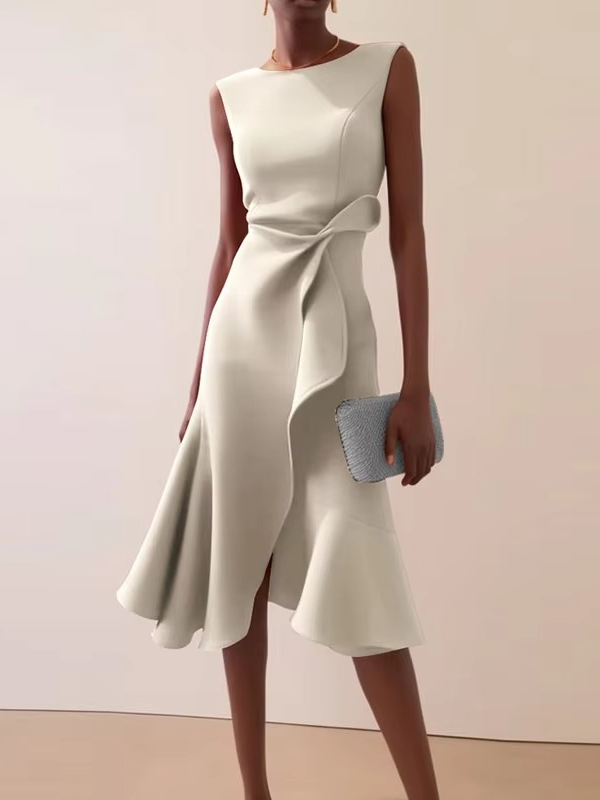 Winona | Women’s Sleeveless Midi Evening Dress