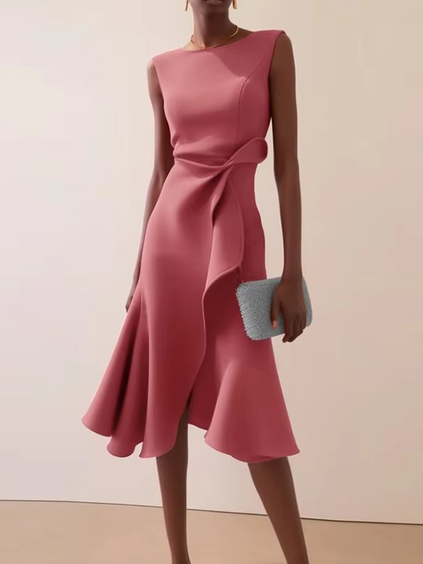 Winona | Women’s Sleeveless Midi Evening Dress