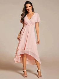 Liliana | Women’s Asymmetrical Wedding Guest Midi Dress