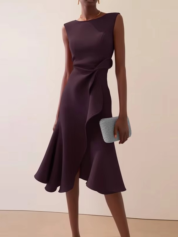 Winona | Women’s Sleeveless Midi Evening Dress
