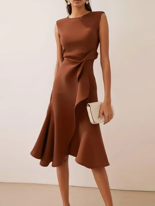 Winona | Women’s Sleeveless Midi Evening Dress