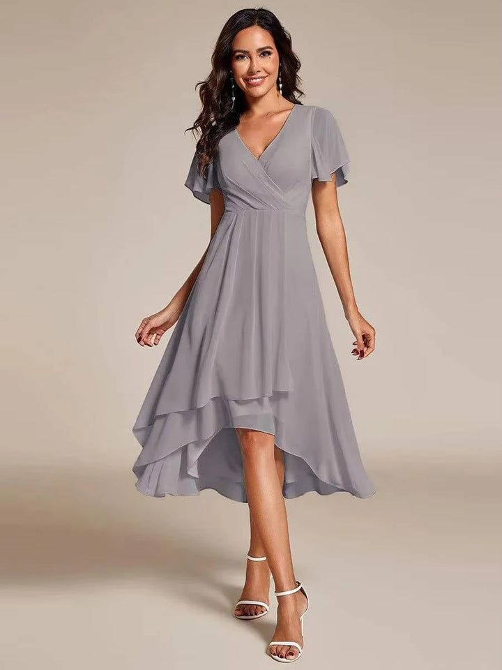 Liliana | Women’s Asymmetrical Wedding Guest Midi Dress