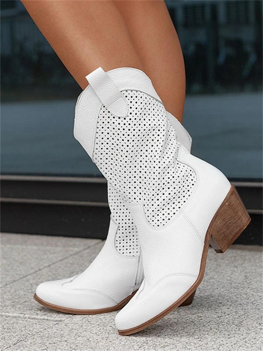 Mia | Women's Casual  Mid-Calf Cowboy Boots