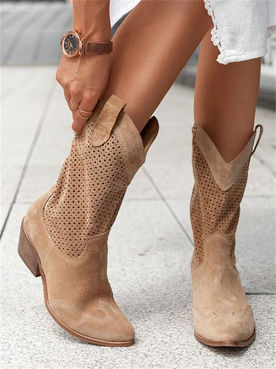 Mia | Women's Casual  Mid-Calf Cowboy Boots