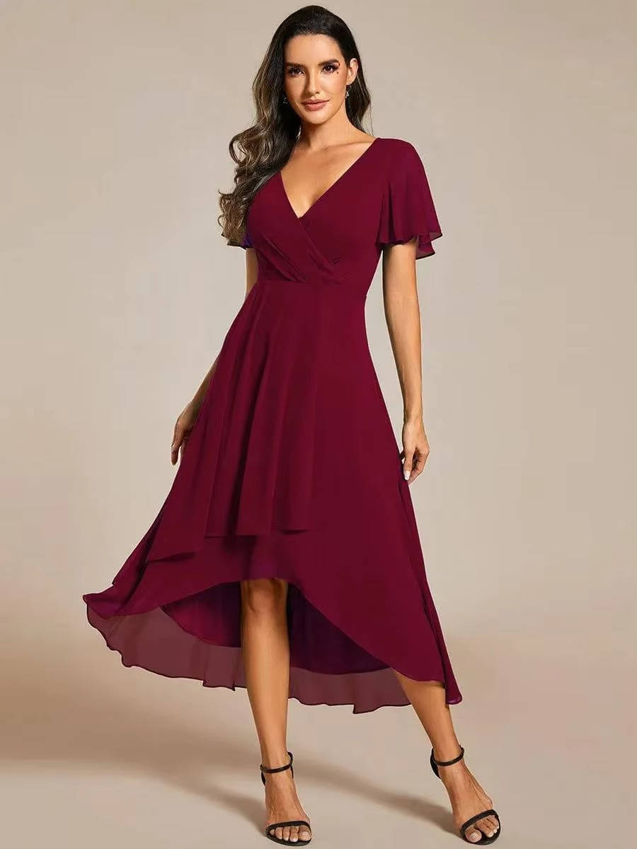Liliana | Women’s Asymmetrical Wedding Guest Midi Dress