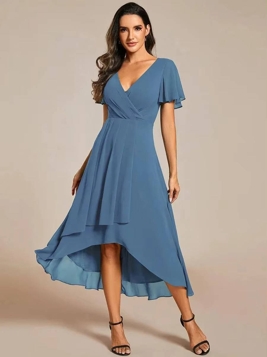Liliana | Women’s Asymmetrical Wedding Guest Midi Dress