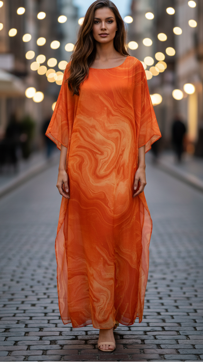 Maisie | Women’s Marble Print Wedding Guest Dress