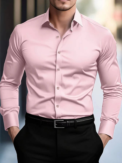 Ciaran | Men's Casual Slim Fit Long Sleeve Shirt
