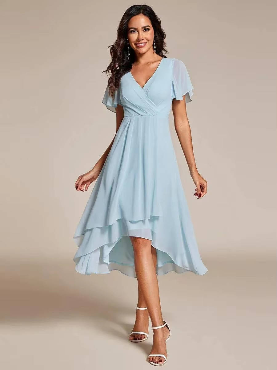 Liliana | Women’s Asymmetrical Wedding Guest Midi Dress