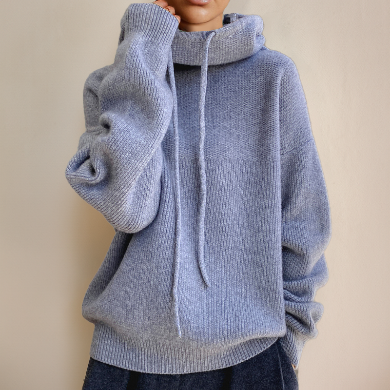 Noorlyn | Women’s Knitted Relaxed Fit Hoodie