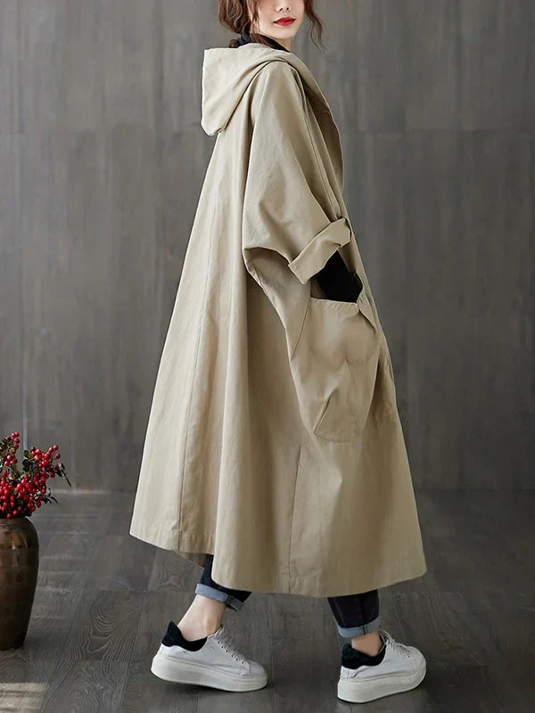 Delphine | Women’s Classic Trenchcoat with Front Pockets