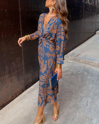 Sonya | Women's Elegant V-Neck Maxi Dress