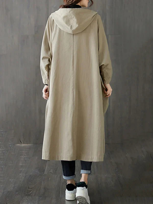 Delphine | Women’s Classic Trenchcoat with Front Pockets