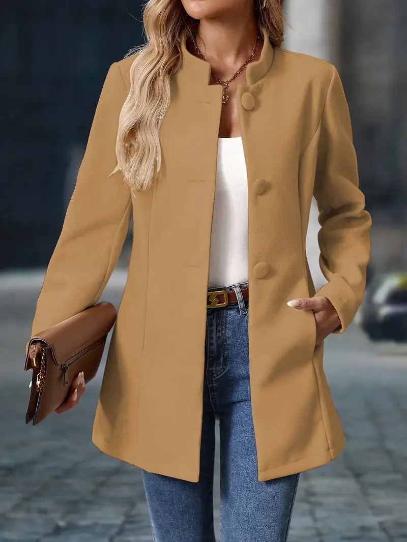 Sinead | Women's Elegant Fall Buttoned Coat
