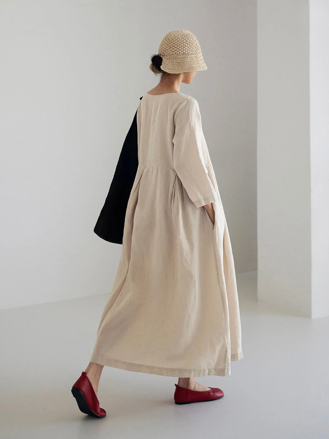 Salem | Women’s Casual Linen Maxi Dress