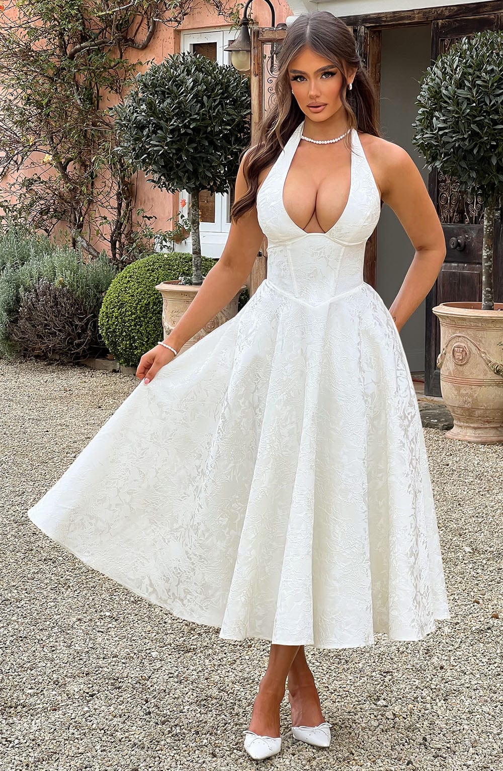 Rosalie | Women’s Halterneck Wedding Guest Dress