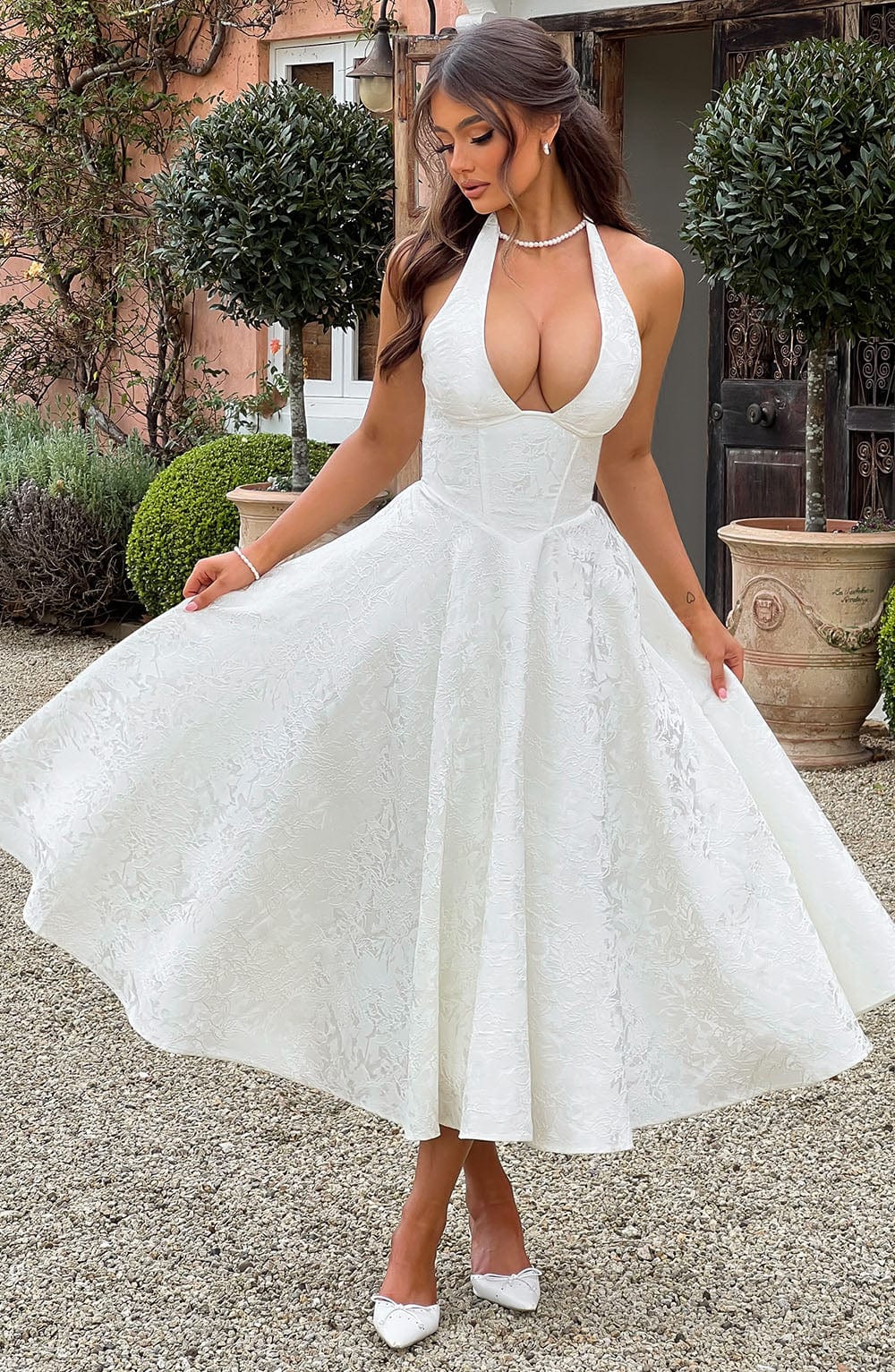 Rosalie | Women’s Halterneck Wedding Guest Dress