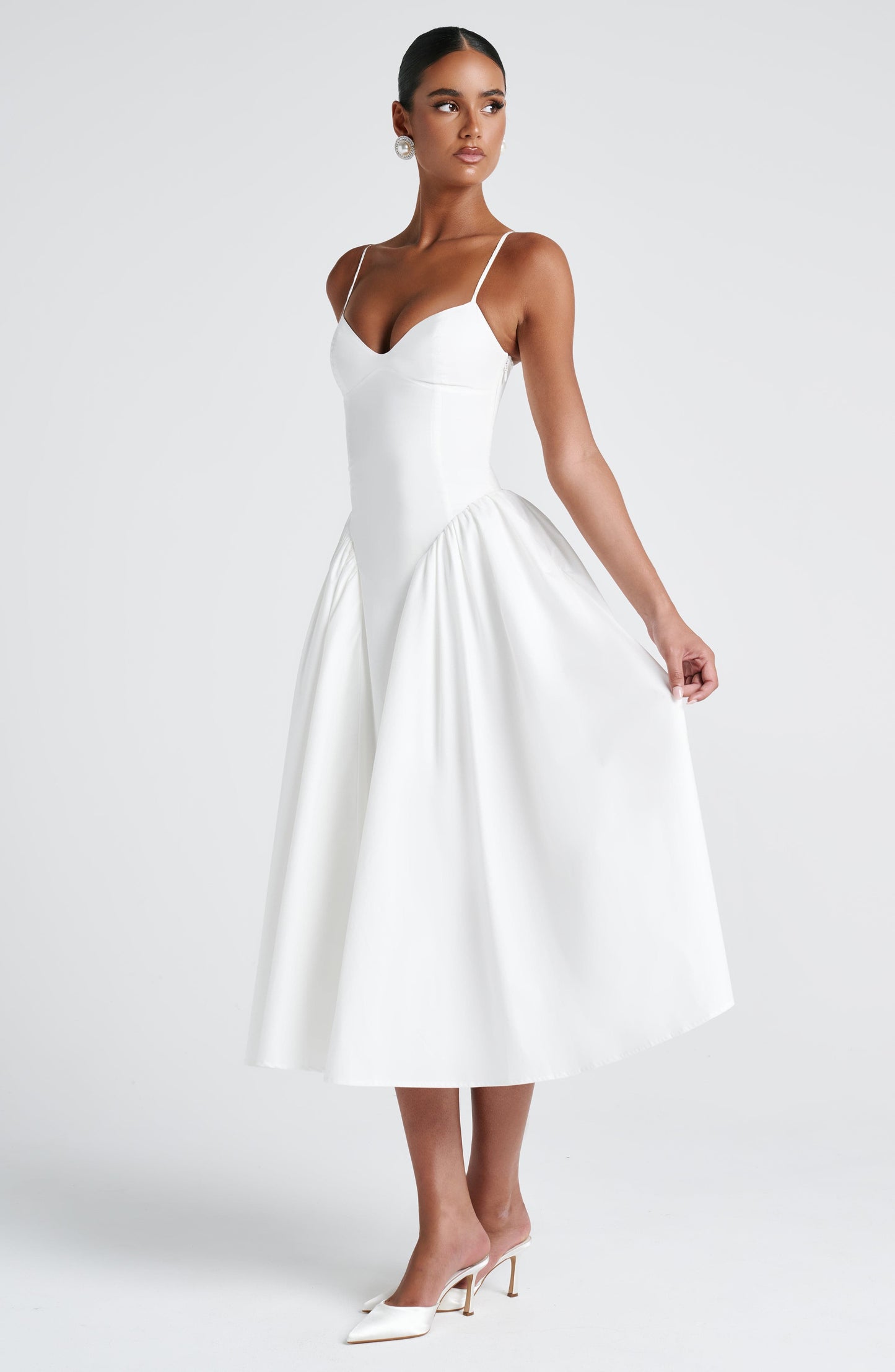 Kayla | Women's Summer Sophisticated A-line Midi Dress