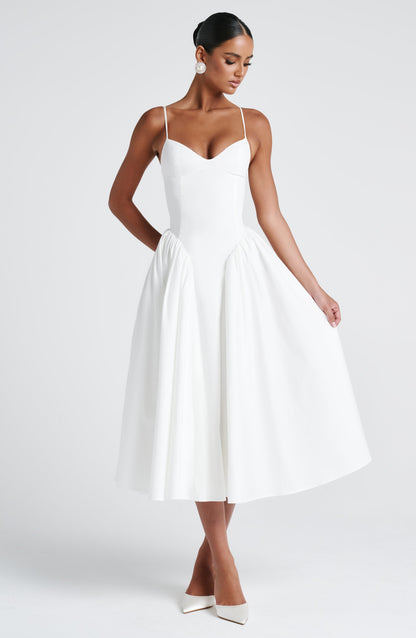 Kayla | Women's Summer Sophisticated A-line Midi Dress