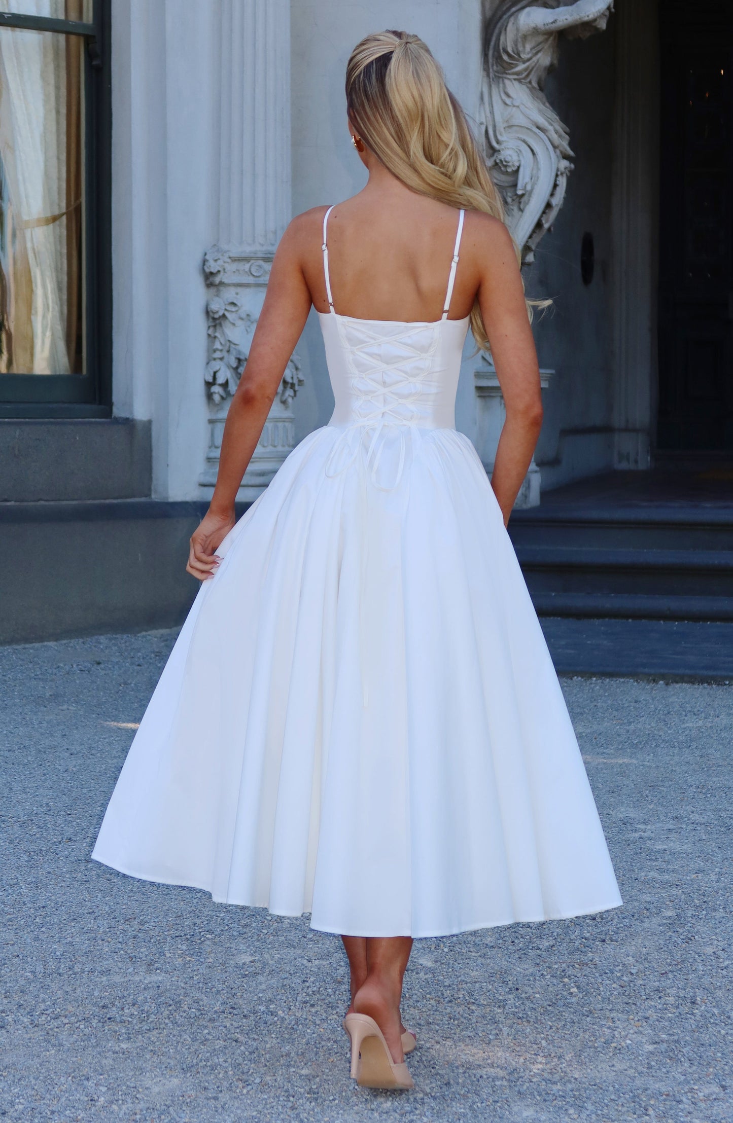 Kayla | Women's Summer Sophisticated A-line Midi Dress