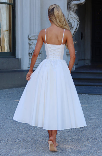 Kayla | Women's Summer Sophisticated A-line Midi Dress