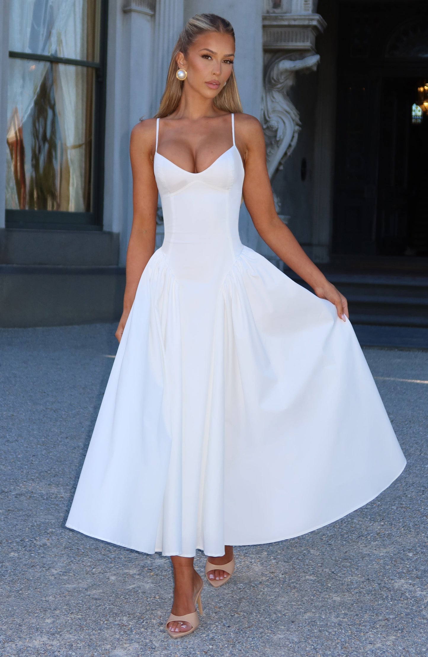Kayla | Women's Summer Sophisticated A-line Midi Dress