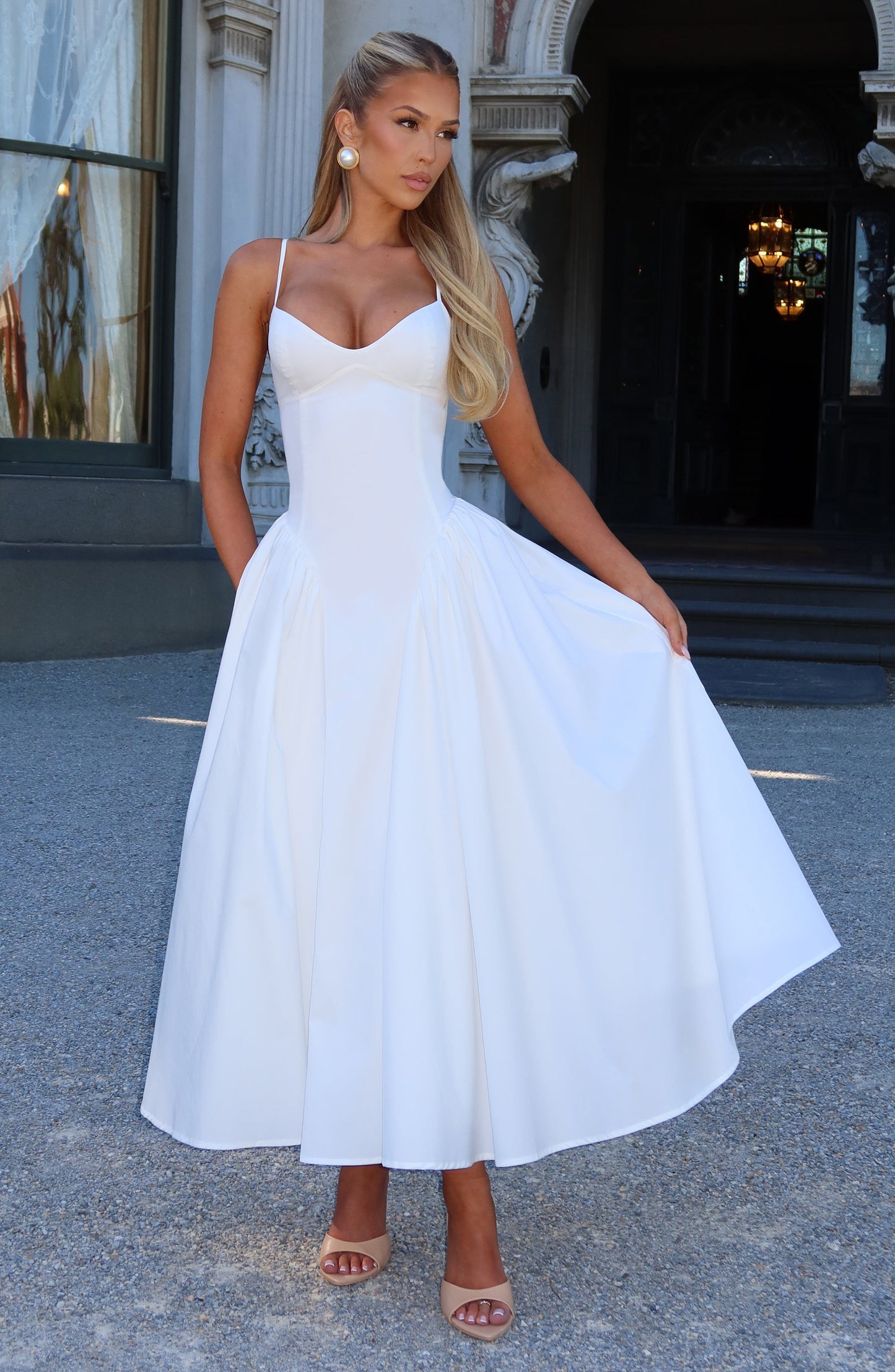 Kayla | Women's Summer Sophisticated A-line Midi Dress