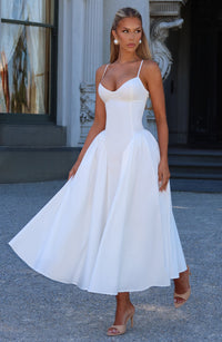 Kayla | Women's Summer Sophisticated A-line Midi Dress
