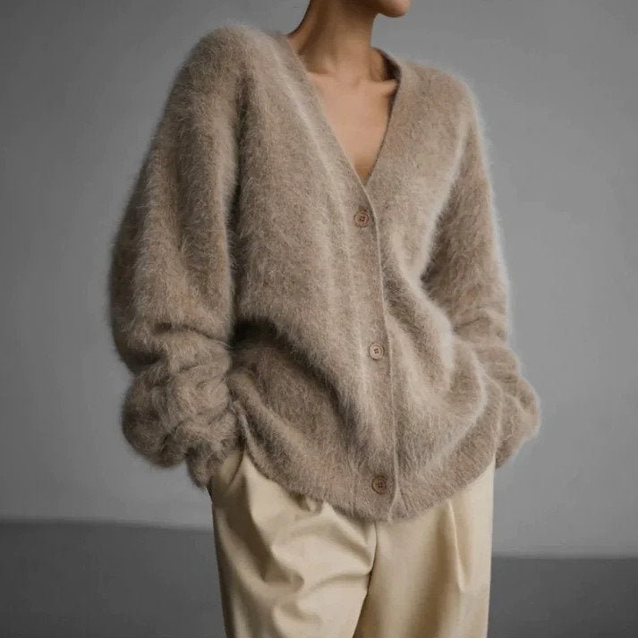 Ivanna | Women’s V-Neck Button Closure Cardigan