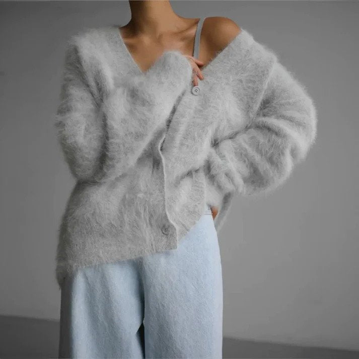 Ivanna | Women’s V-Neck Button Closure Cardigan