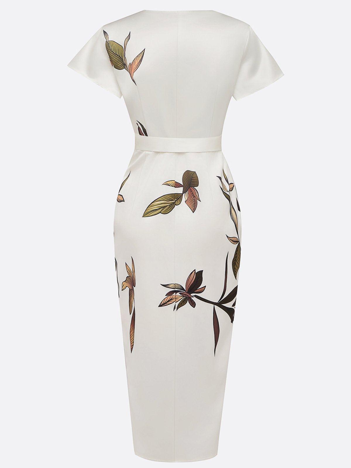 Avery | Women's Elegant Printed Wrap Dress