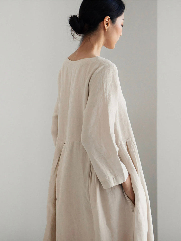 Salem | Women’s Casual Linen Maxi Dress